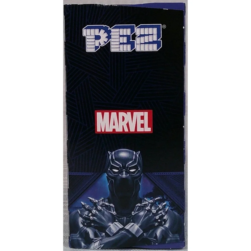 Marvel Black Panther Pez Candy And Dispenser Set Retired 6 Pez Candy Rolls